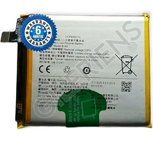 Image of Original B-K8 Battery for vivo B-K8 Battery with 6 Month Warranty****(P00221)