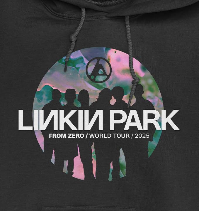 Linkin Park Unisex Official Merchandise Linkin Park from Zero Silhouettes Tour Hoodie Kapuzenpullover (1er Pack)