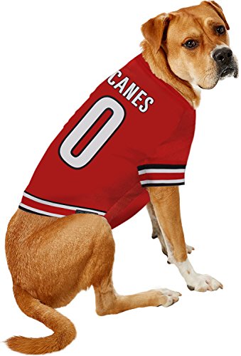 Image of NHL Carolina Hurricanes Jersey for Dogs & Cats, Small. - Let Your Pet Be A Real NHL Fan!