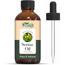 Organic Zing Senna Oil Cosmetic Grade 30 ml / 1.01 fl oz - Botanical Oil for Skin Care, Hair Blends & DIY Formulations