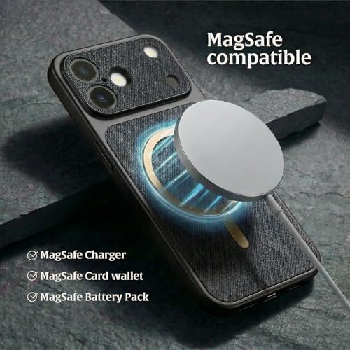 Image of amazon basics Converter Case for iPhone 17 | Premium Protective Mag-Safe Cover | iPhone 17 Pro Series Style Design | in Built Camera Guard | Wireless Charging Compatible - Black