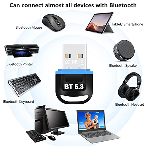 Adattatore Bluetooth USB 5.3 USB A,EDR Bluetooth