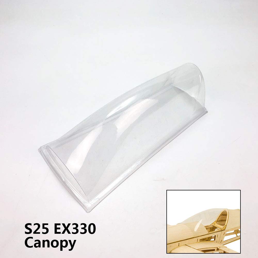 Fiberglass Plastic Cowling Canopy for Balsa Wood Laser Cutting Airplane Made by DW Hobby (S25CW)
