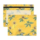 Grande capacité : la poche du classeur à 3 anneaux mesure 25 x 18 cm. Vous pouvez facilement transporter vos articles de papeterie avec assez d'espace pour les crayons, gommes, règles, ciseaux et autres petits objets et documents.