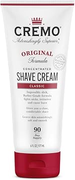 Cremo Barber Grade Shave Kit White | Sensitive skin formula, travel ready, barber quality results, complete starter set, cooling mint finish