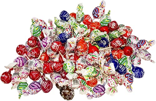 Assorted Charms Blow Pops & Tootsie Pops Bulk Candy 10 Flavor Lollipops Variety Value Pack 8 Lb (128 Oz) #TOP3