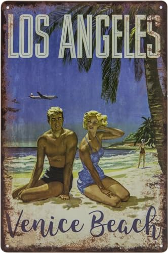 Targa in metallo vintage con souvenir da viaggio