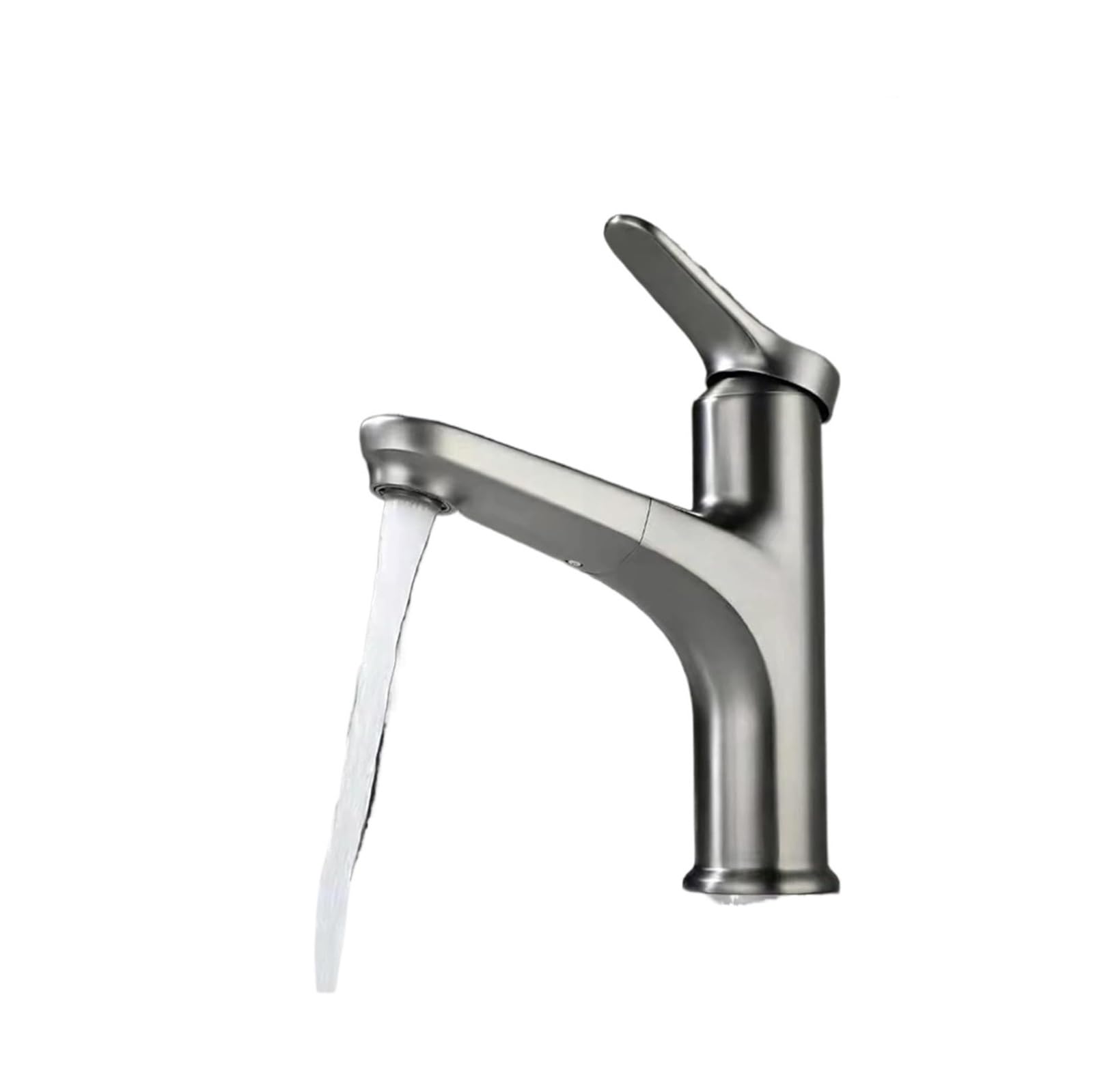 Eamrfvqt Black Brass Pull Out Bathroom Faucet With Hose