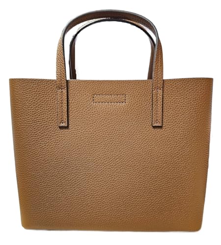 Image of Tory Burch 85985 Blake Cortado Brown With Gold Hardware Women's Small Tote Bag