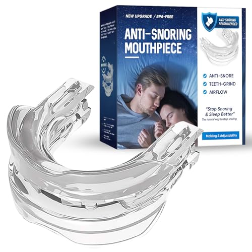 Férula Antirronquidos, Ferula Descarga Bruxismo Para Hombres Y Mujeres, Anti Ronquidos Para Dormir Protector Bucal Para Dejar de Roncar Y Prevenir El Bruxismo, Seguro Y CóModo Para Todo Tipo de Boca