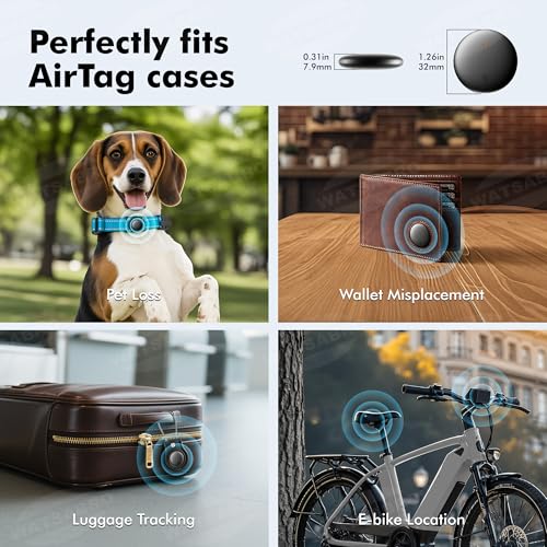 WATSABRO Bluetooth Tracker 4-Pack (Google Find My Device, Android-only) — view 6