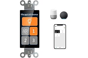 LANBON Smart Switch for Fan and Light, LCD Control Wall Panel Works...