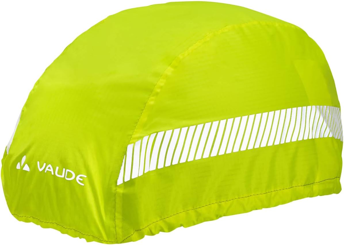 VAUDE Unisex Luminum Helmet Raincover, Neon Yellow,