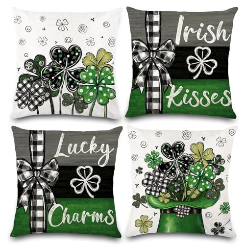 Housses de coussin Saint-Patrick 45,7 cm : taie décorative canapé et lit festive - 2