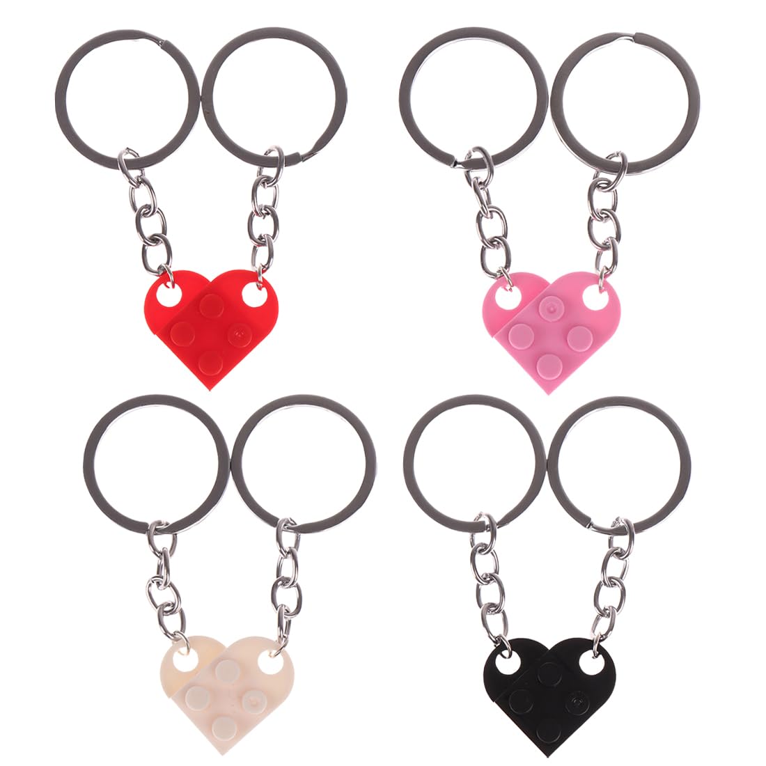 Portachiavi Personalizzato FRP Cuore Spezzato Lui Lei