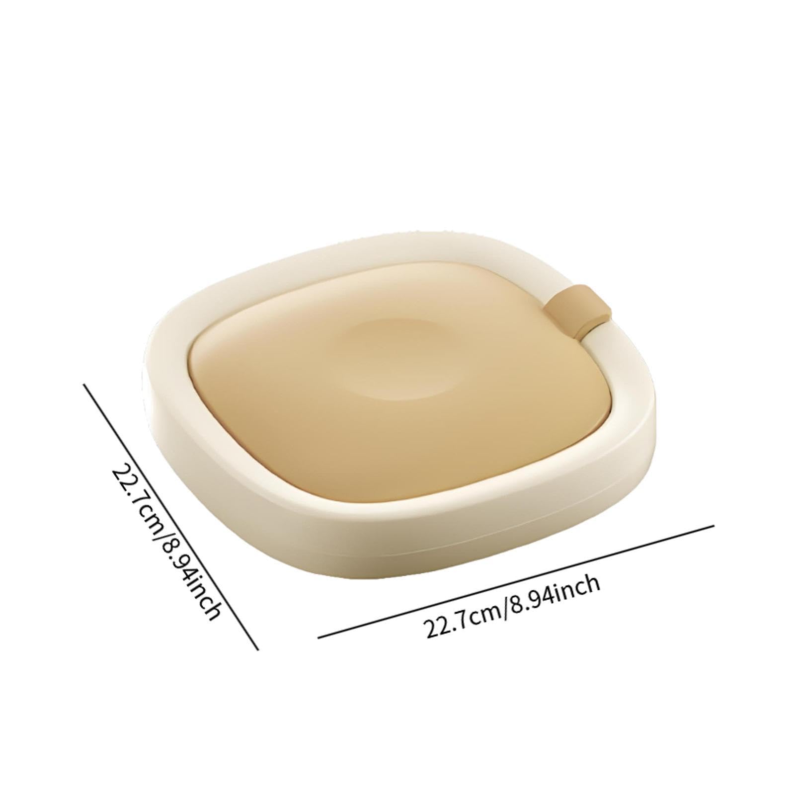 Máquina para Hacer Enrollado Casera DIY Bandeja para Enrollado DIY Placa de Congelación Instantánea Accesorio para Fiestas Familiares So, Beige, Individual