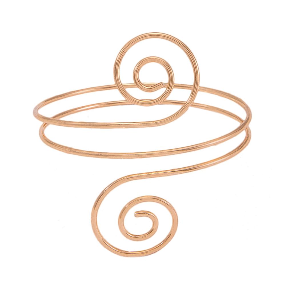 Gold Plated Stylish Kada Bajuband Bracelet Armlet for Women and Girls (rrsd16097b) (Gold)