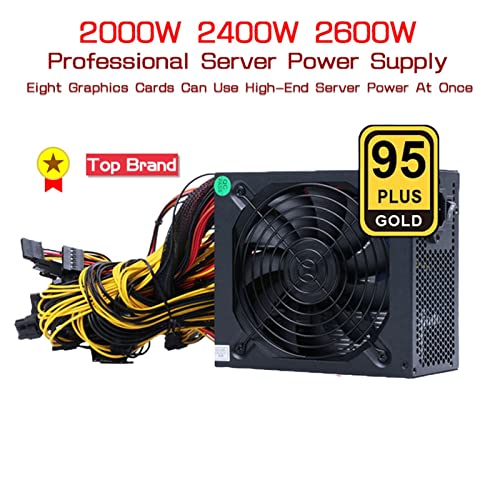 Alimentation rig crypto 2400W pour mineur BTC et bloc ATX EZZON - 3