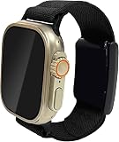 Zeeflufun Hybrid Band for Whoop 4.0 & Apple Watch Combo Band -Stretchy Nylon Braided Sport Strap for Whoop 4 & Apple Watch Series 11/10/9/8/7/6/5/4/3/2/1/SE/Ultra (Not for Whoop 5.0)