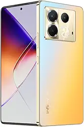 Smartphone Infinix Note 40-5G - 8GB RAM 256GB Armazenamento, Câmera Tripla 108MP+ Selfie 32MP, Tela 6,78” FHD+ 120Hz, Sound by JBL, Bateria 5000mAh, Carregamento Sem Fio – Dourado