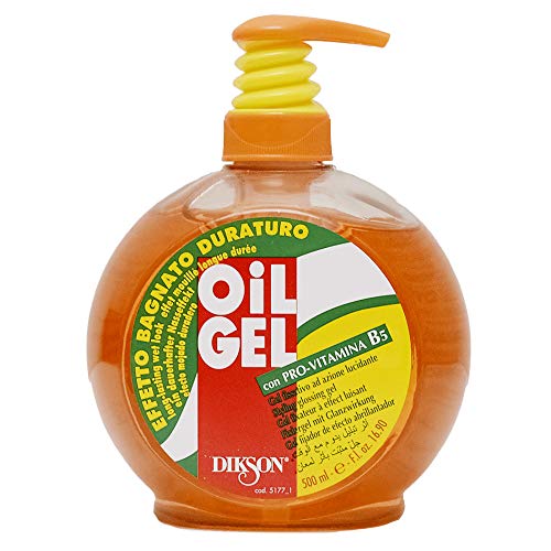 Dikson - Fijador abrillantador efecto mojado en gel con Pro Vitamina B5, 500 ml