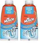 Mr Muscle Drain Foamer, Drain Cleaning Foam to Unblock & Eliminate Odour, 500 ml (Pack of 2)