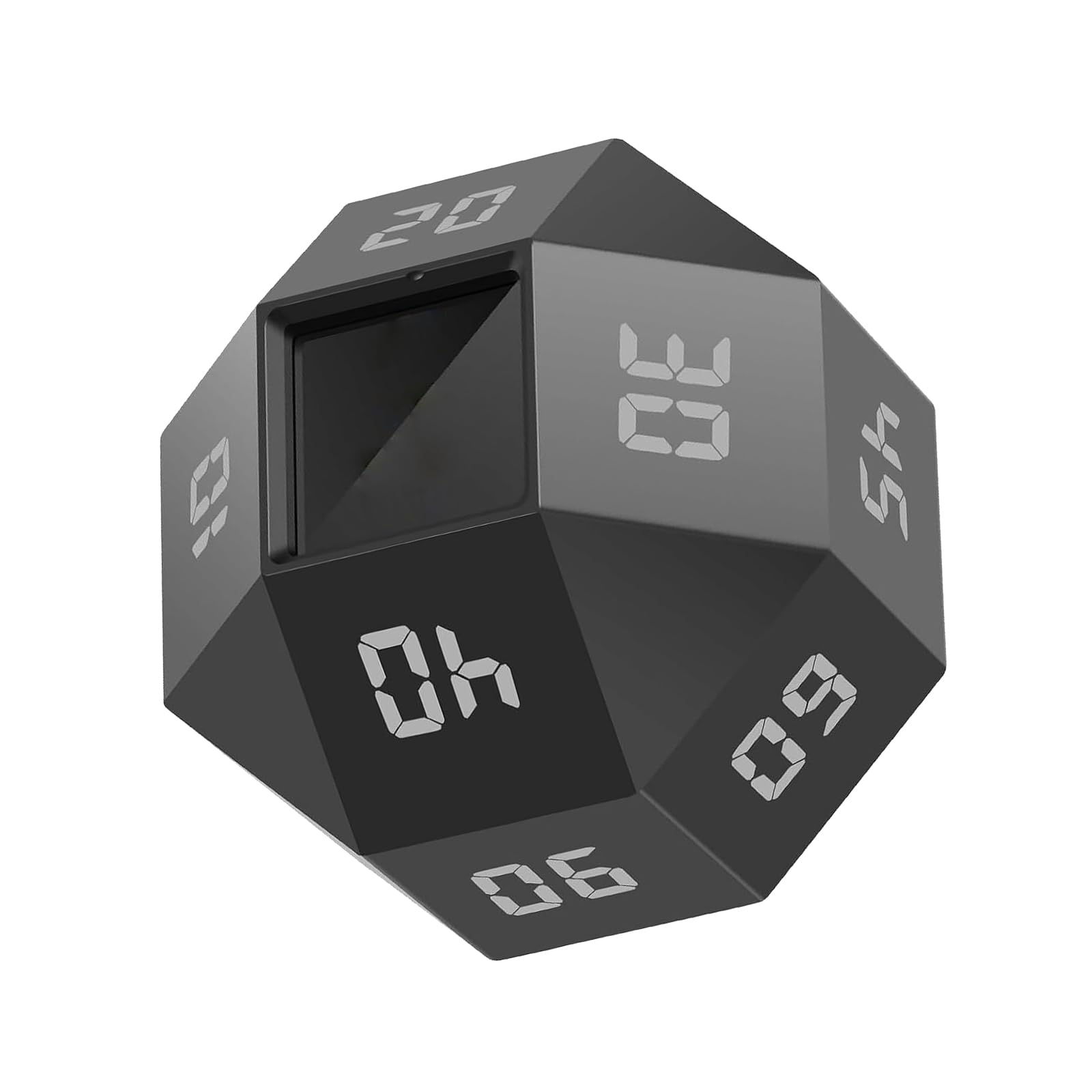 12 Sided Timer for Sports and Learning with Big Display Quiet Countdowns Sturdy ABS Materials Cooking Timers
