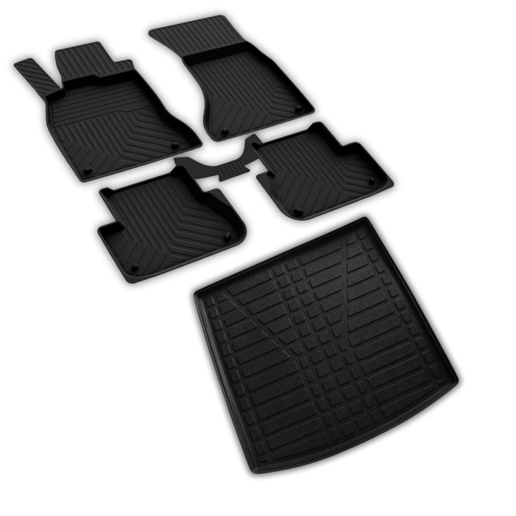ferrous autoaccessories Audi A4 (B8) ile Uyumlu 4D Paspas ve 3D Bagaj Havuzu 2008 2016