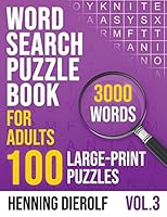 Word Search Book for Adults: 100 Large-Print English Puzzles B089M43Y3M Book Cover