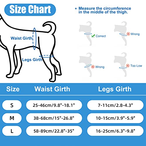Image of Adjustable Dog Knee Brace,Dog ACL Hind Leg Brace,Support with Cruciate Ligament Injury, Joint Pain and Muscle Sore S