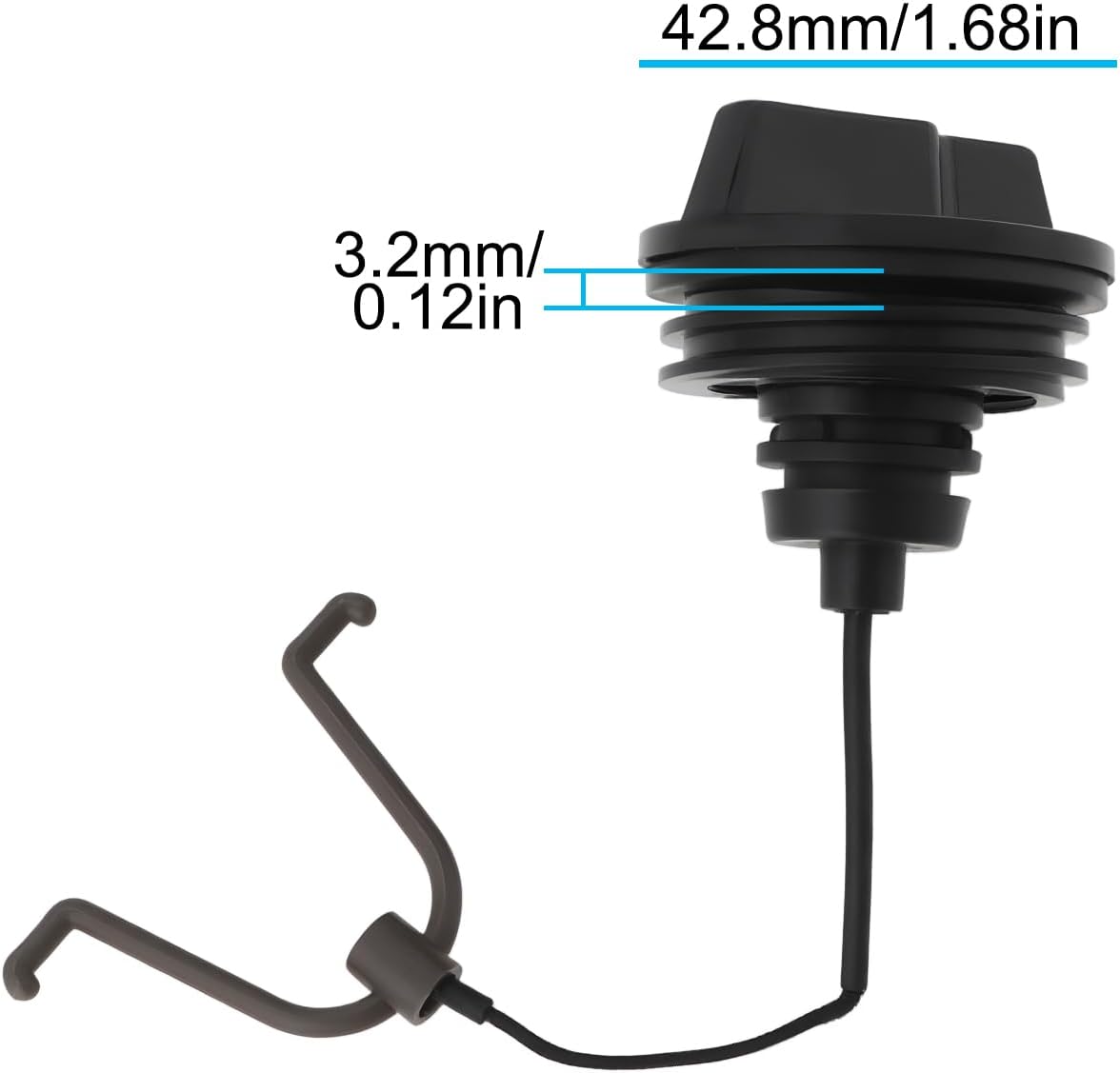 Lawn Mower Fuel Tank Cap Compatible with Stihl FS160 FS180 FS220 FS280 FS290 FS360 FS420 FS500 FS550