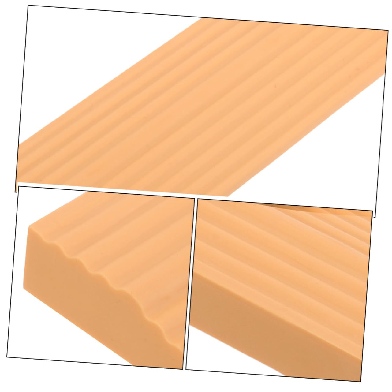 NOLITOY 2pcs Step Mat Threshold Ramp Pad Sweeping Robot Ramps Home Threshold Ramp Entry Ramp Ramps for Sweeping Robot Sweeping Robot Ramp Cushion Household Plastic Office Wheelchair