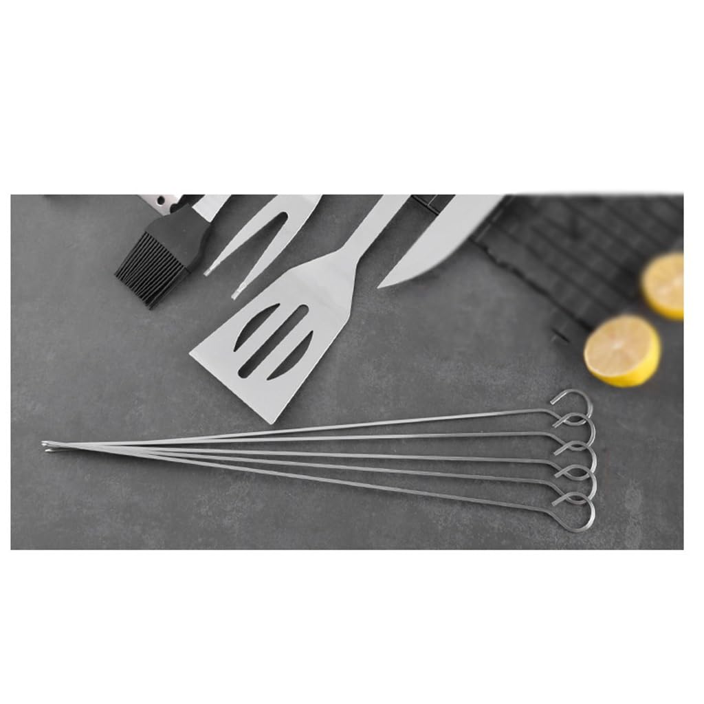 Set Of Stainless Steel Camping BBQ Barbecue Accessories Set