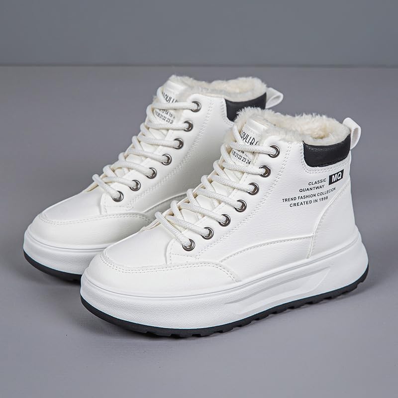 Snow Boots for Women,Platform Winter Boots Warm Sneaker,Hiking Shoes Waterproof with Zipper
