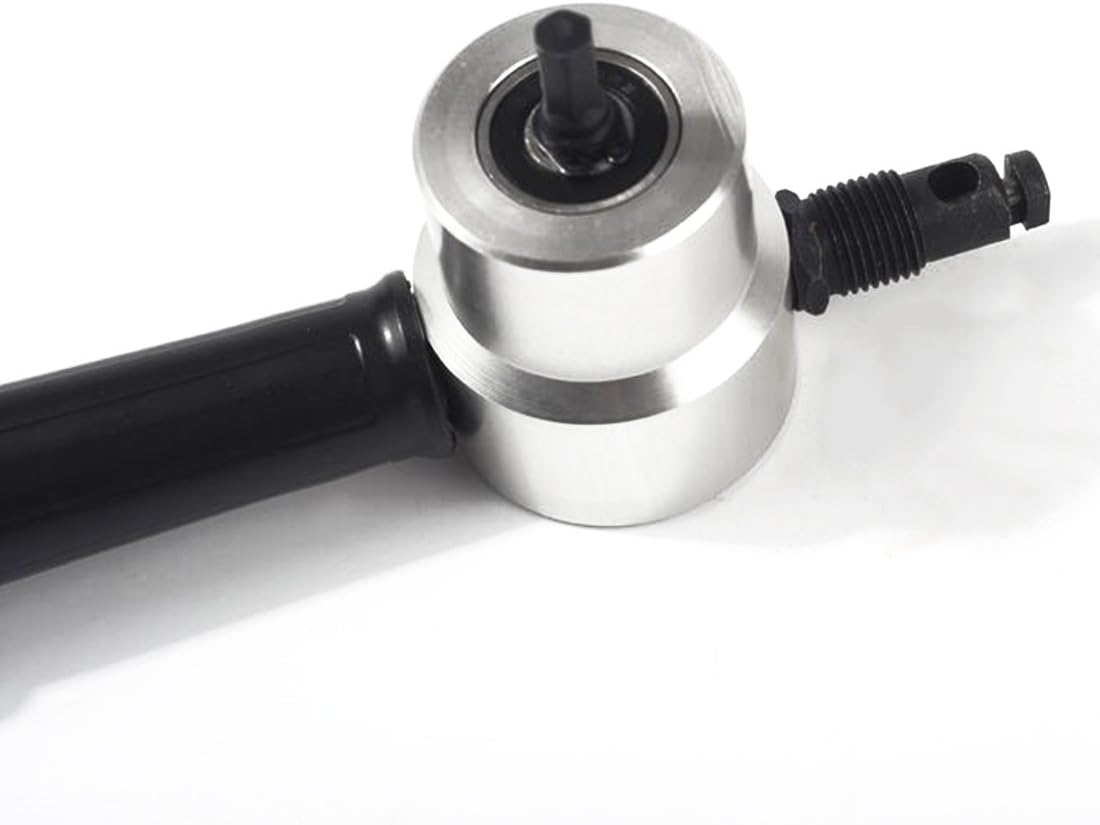 Nibbler Sheet Metal Cut Nibbler Tool Metal Cutting Double Head Sheet Nibbler Saw Cutter Drill Attachment Cutting Tool