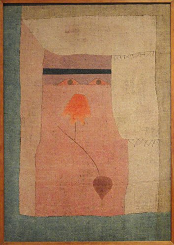 Cuadro Arab Song 1932 de Paul Klee con marco marrón para decorar tu salón