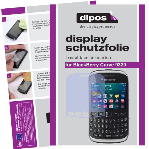 dipos Films de protection d'écran pour BlackBerry BlackBerry Curve 9320 (2 unités) - transparent film de protection d'ecran
