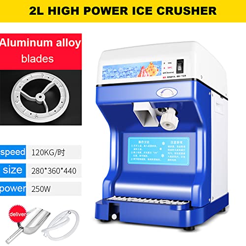 CHGGE Elektrische Rasiereismaschine Mit 2L, Automatischer Slush-Crusher Mit 120 Kg/h, DIY-Smoothie-Maschine, Dicke… – Bild 5