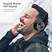Bluetooth Headphones, Letscom Wireless Headphones Over Ear with Microphones Hands-Free Calls, Hi-Fi Sound and 3 EQ Sound Modes, 45Hrs Playtime for Cell Phones PC Tablet Home Office