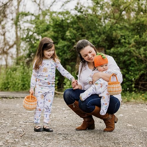 image for Burt's Bees Baby Baby Girl's Toddler Pajamas, Tee and Pant 2-Piece Pj 