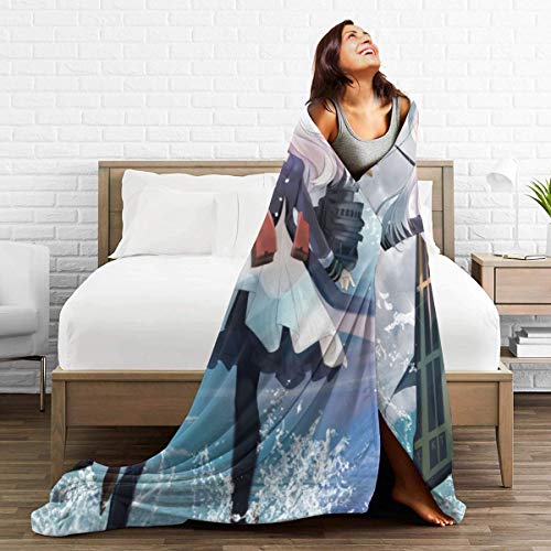 Tezukaosamu BLACK-246 Azur Lane Anime Throw Blanket Flannel Fleece Blanket 80"" X60 thumb #4
