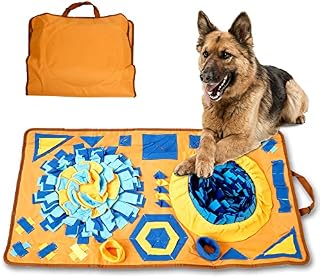 Snuffle Mat for Dogs | Interactive Snuffle Mat for Puppies | Encourages Foraging Skills | Releases Stress Anxiety | Slows Feeding | Feeding Mat for Small to Large Dogs | Felt Top Oxford Cloth Bottom