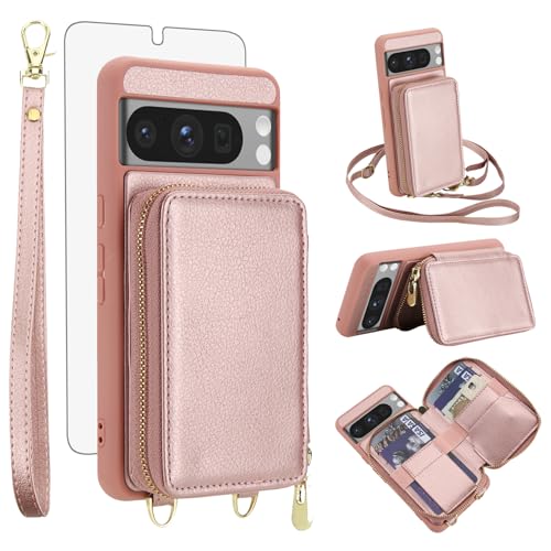 Housse Pixel 8 Pro avec bandoulière pour garder les mains libres en ville