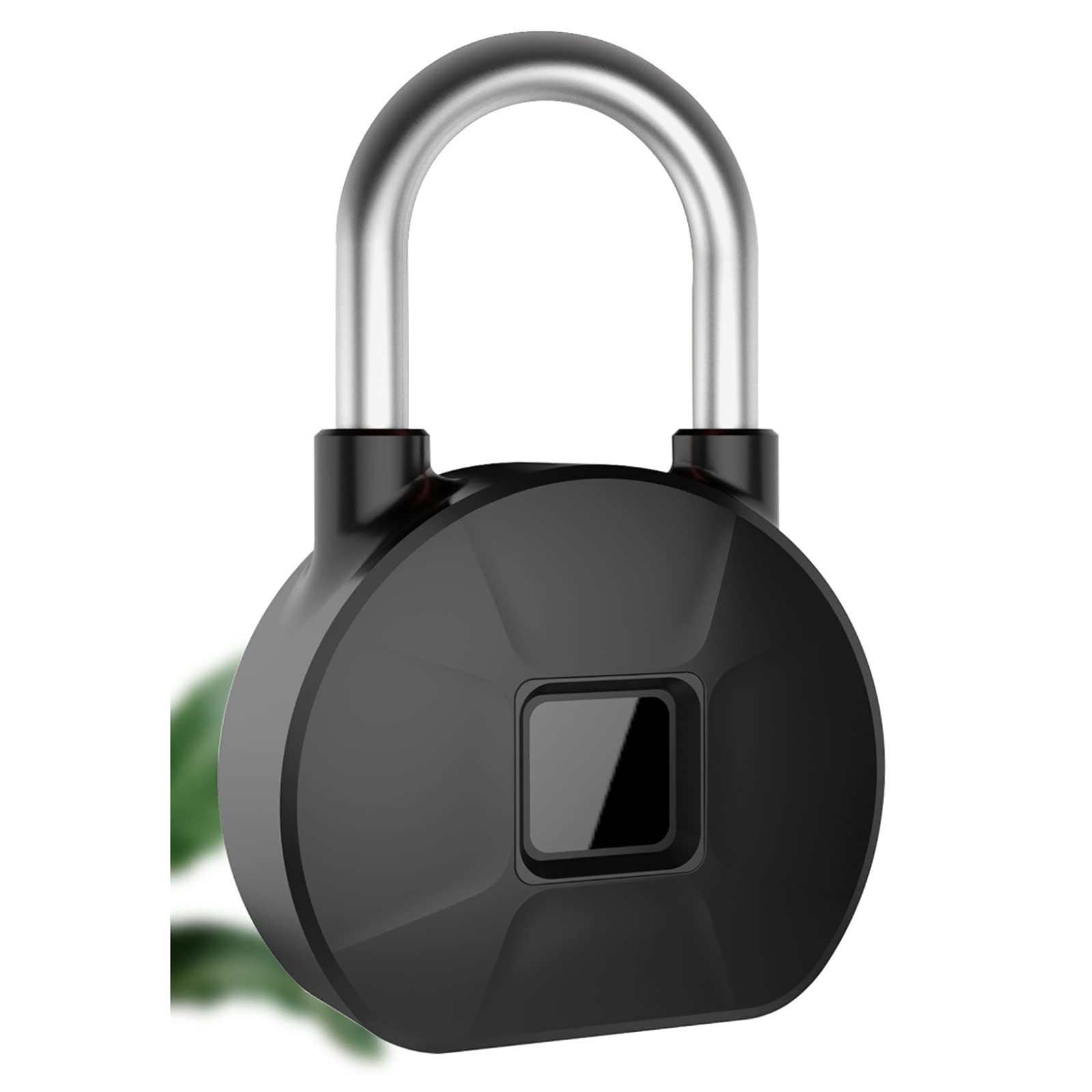 Candado Inteligente con Huella Dactilar Candado de huellas dactilares inteligente Cerradura casillero viaje Huella digital para Seguridad(Schwarz)