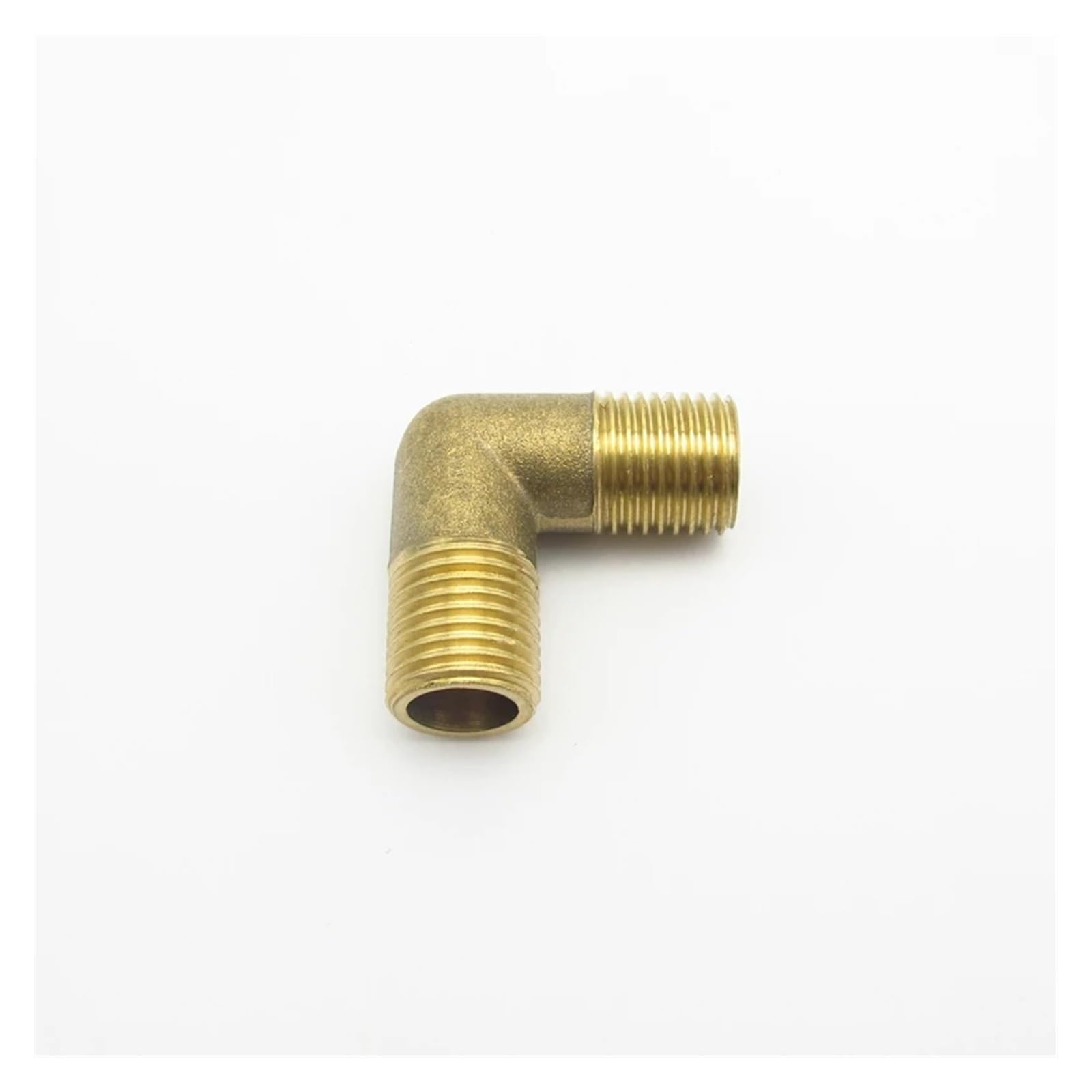 VUQLDHAYZ 1/4" BSP Male Thread 90 Degree Elbow Brass Pipe Fitting Coupler Connector for Water Fuel Gas