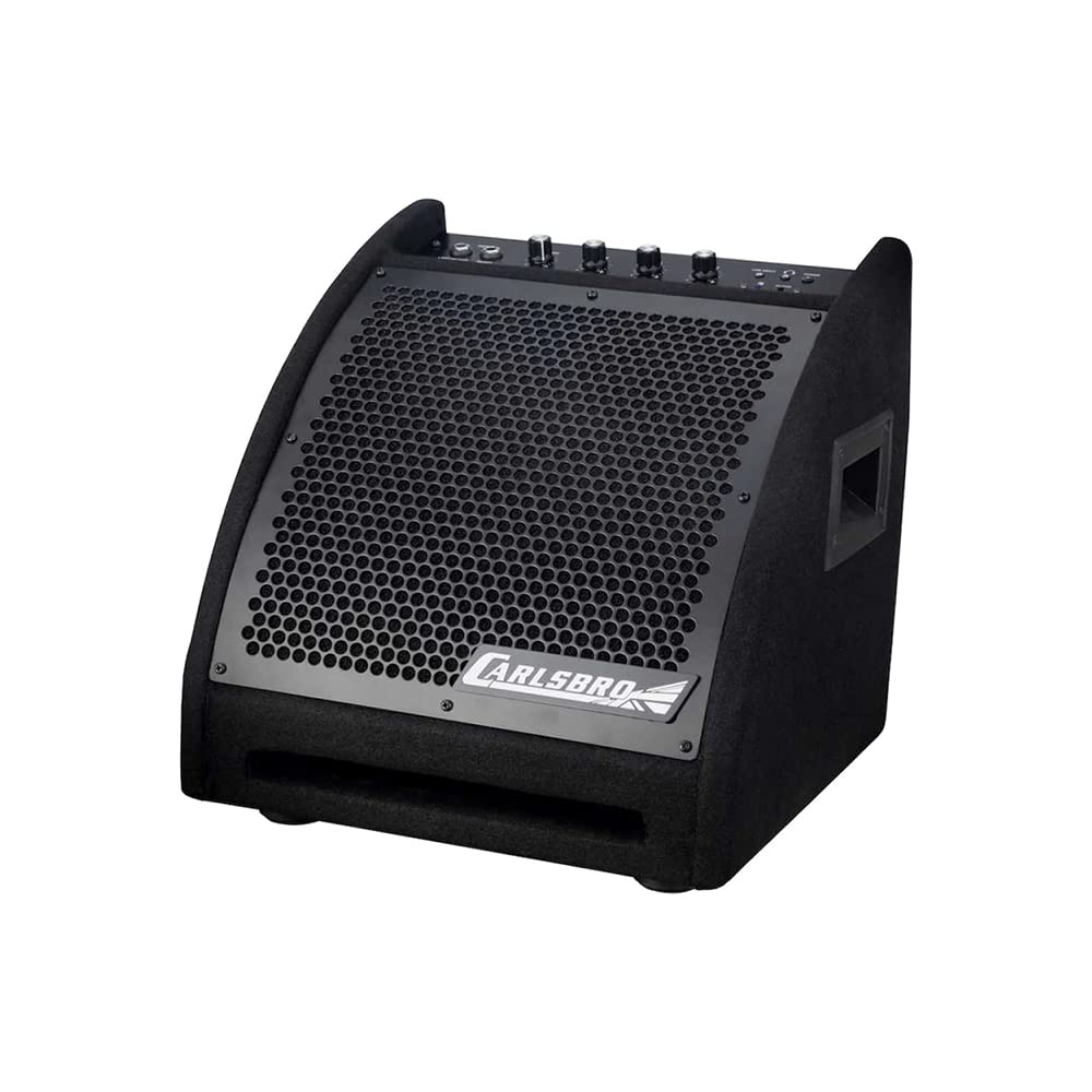 Carlsbro EDA30B - Kit di altoparlanti elettronici per batteria con riproduzione Bluetooth, amplificatore integrato da 30 W, driver coassiale da 10" e controlli EQ per esercitazioni domestiche e