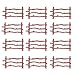 PATKAW 60Pcs Fence Giocattoli di Simulazione Aziende di Simulazione Fence Ornament FAI DA TE Recinzione Giocattolo Mini Garden Fence Toys Bambini Giocattolo Educativo