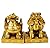 xiulin Feng Shui Bronze pixiu A Pair of Male and Female Couple Five Emperors Money 2 Set Fortune Business Interior Decoration Home Furnishing