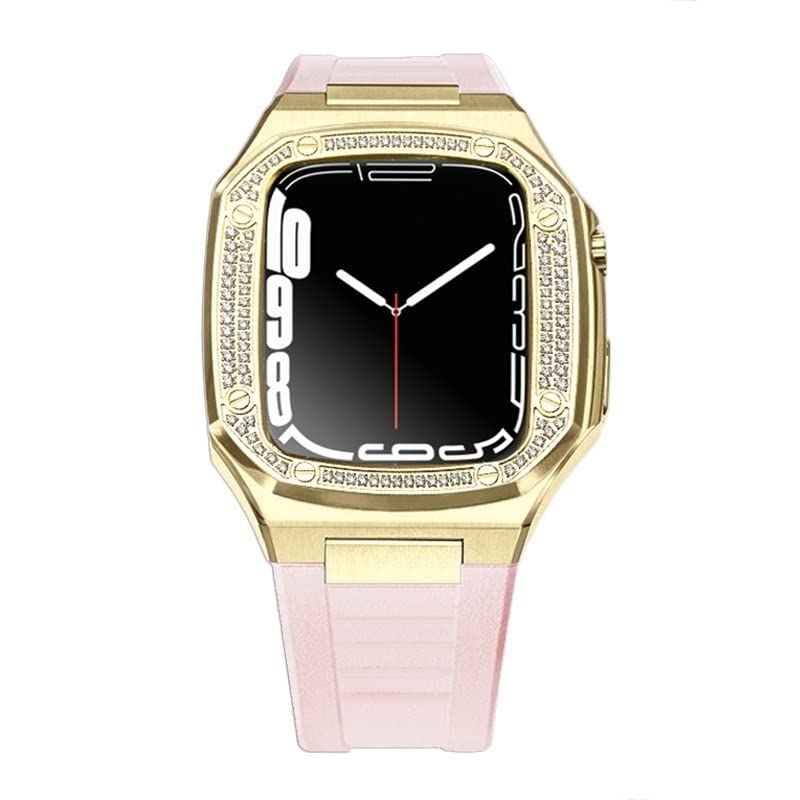Kit modification Apple Watch boîtier diamant pour sublimer vos soirées