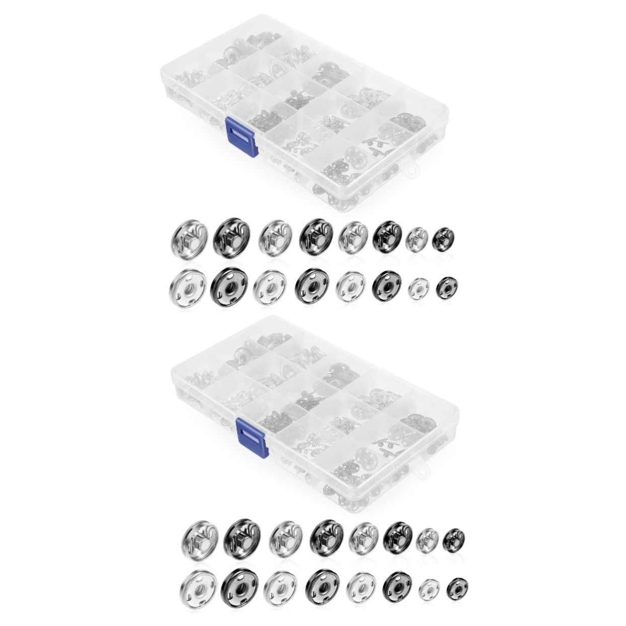 Boutons pression métal couture durables, fermoirs de précision pour vêtements